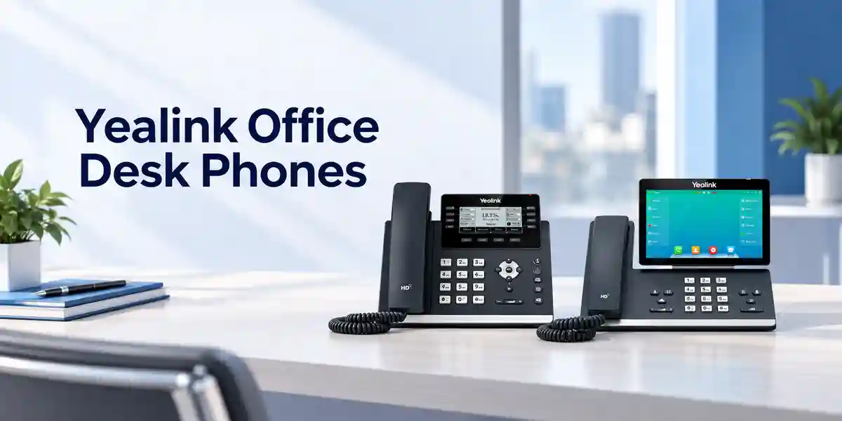 Yealink office desk phones for business deployment in Uganda